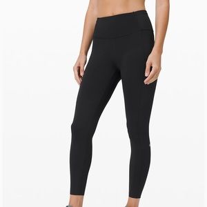 Lululemon black aligne leggings with pockets